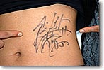 Sonya's Signed Belly