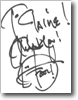 Elaine Flynn's Eric Sardinas Autograph